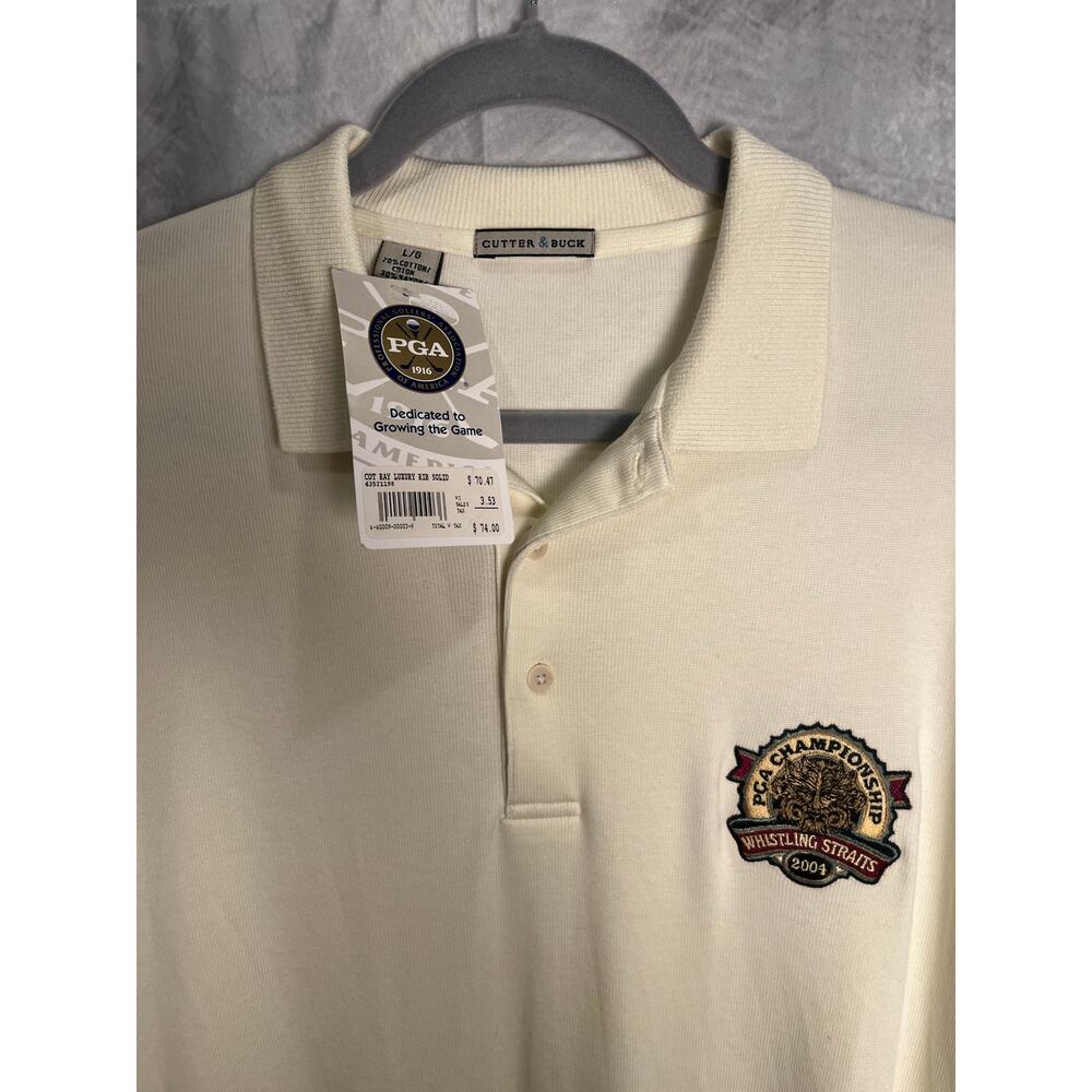 Cutter & Buck PGA Championship Whistling Straits Polo Shirt Men’s Size Large NWT